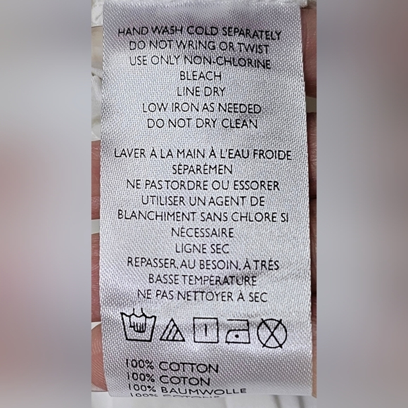 By Anthropologie Women's One-Piece Pull-On Cotton Bloomer Romper in White, MED - Picture 10 of 13